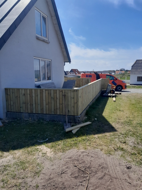 Træterrasse i Thisted